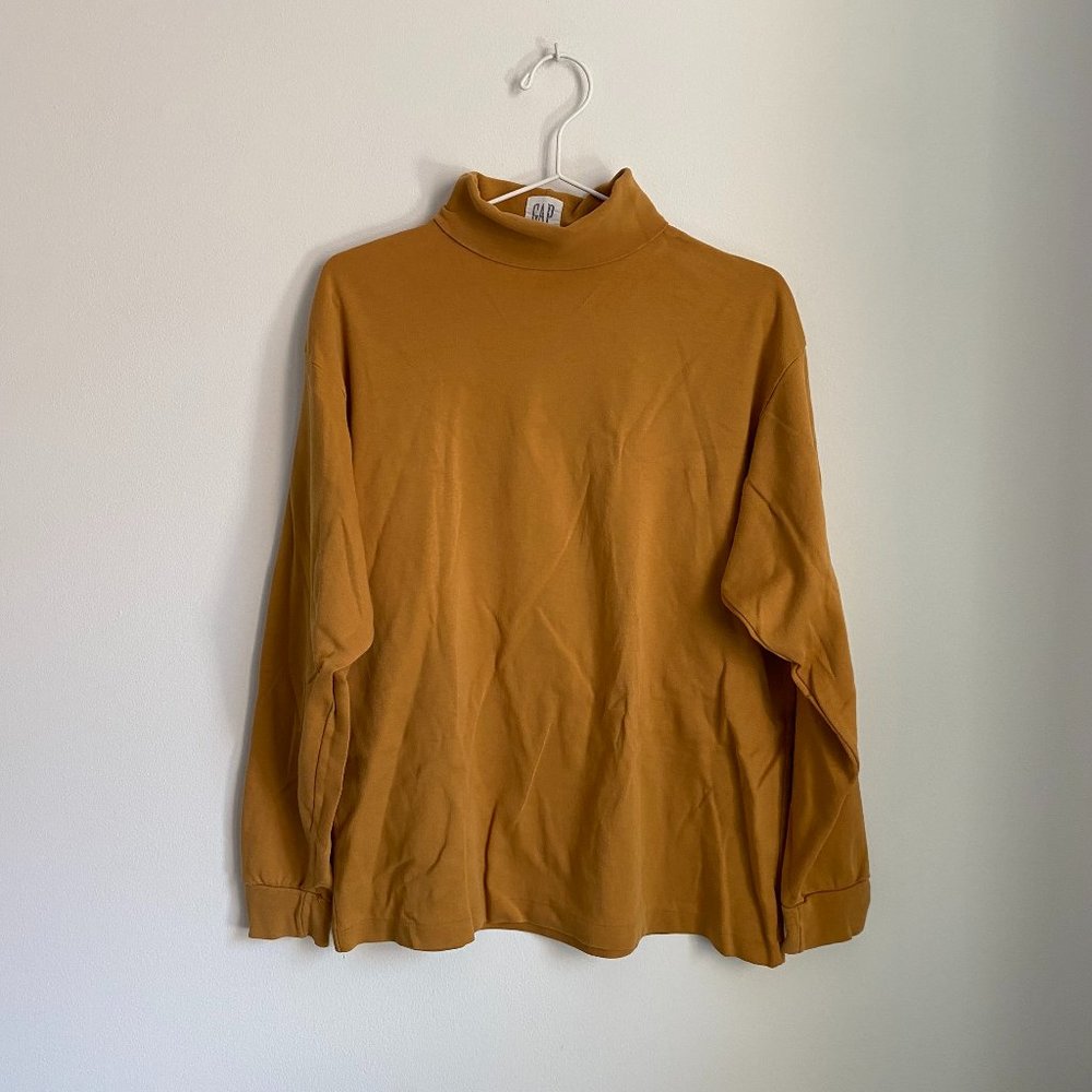 Vintage Gap Turtleneck Mustard Yellow